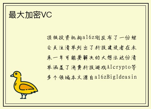 最大加密VC